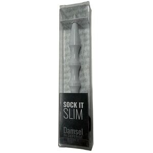 Damsel in Defense Sock It Slim White Personal Safety Striking Tool New
